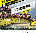 Arrivée du Tour de France à Courchevel