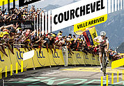 Arrivée du Tour de France à Courchevel